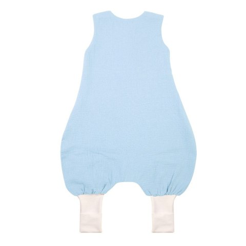 Hi Little One śpiworek do spania letni z nogawkami TOG 1,0 muślin Baby blue roz S