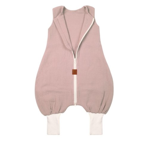 Hi Little One śpiworek do spania letni z nogawkami TOG 1,0 muślin Blush roz S