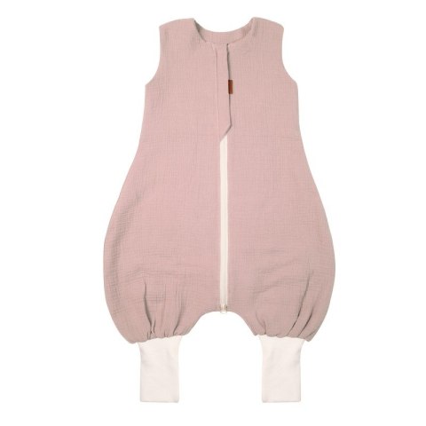 Hi Little One śpiworek do spania letni z nogawkami TOG 1,0 muślin Blush roz S