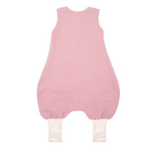 Hi Little One śpiworek do spania letni z nogawkami TOG 1,0 muślin Pink roz S