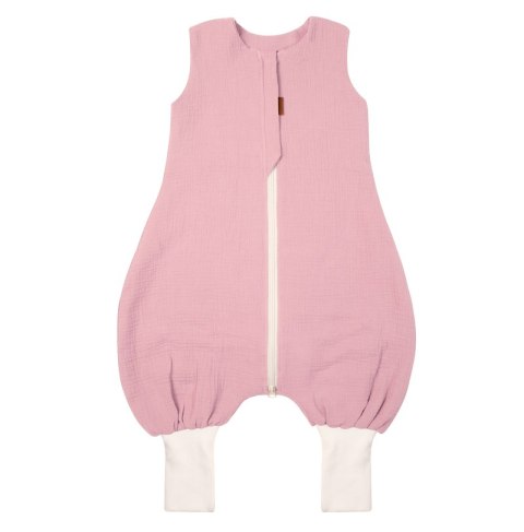 Hi Little One śpiworek do spania letni z nogawkami TOG 1,0 muślin Pink roz S