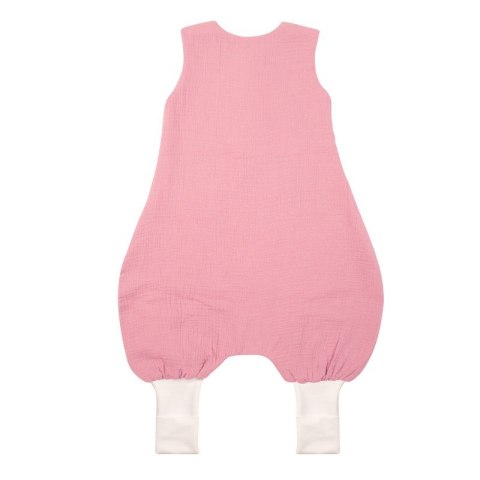 Hi Little One śpiworek do spania letni z nogawkami TOG 1,0 muślin Soft rose roz S