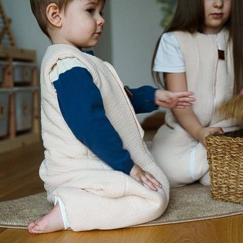 Hi Little One śpiworek z nogawkami 2,5 TOG GOOD SLEEP Beige 2-4 lata