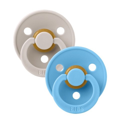 BIBS COLOUR 2-PACK MUSHROOM & BREEZE S Smoczek Uspokajający kauczuk Hevea