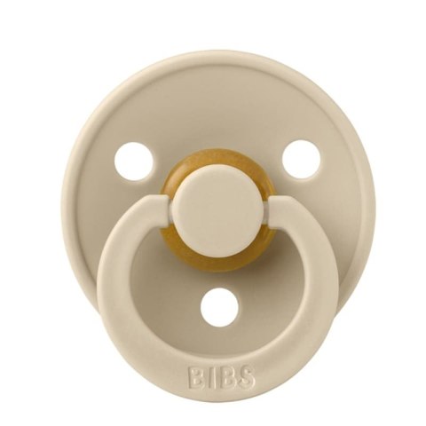 BIBS COLOUR VANILLA L Smoczek Uspokajający kauczuk Hevea
