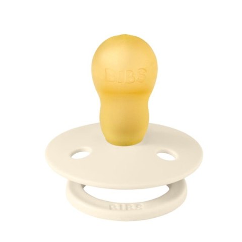 BIBS COLOUR 2-PACK IVORY & SAGE L Smoczek Uspokajający kauczuk Hevea
