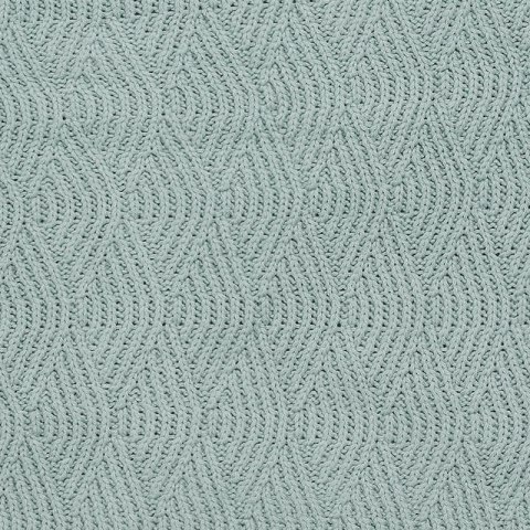 Jollein kocyk do wózka fotelika i kołyski tkany 100x75 cm RIVER KNIT Ash Green