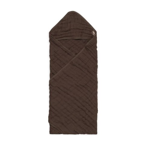 Jollein ręcznik z kapturkiem dla Niemowlaka 75x75 cm MUSLIN Cheastnut