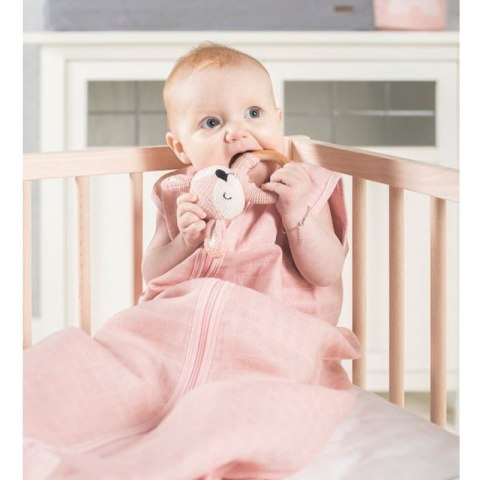 Jollein śpiworek niemowlęcy do spania 0,5 TOG Pale Pink 70 cm