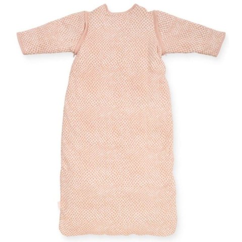 Jollein śpiworek niemowlęcy do spania całoroczny 2 śpiworkowy 4 Pory Roku SNAKE Pale Pink 70 cm