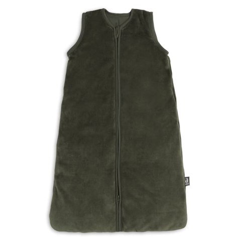 Jollein śpiworek niemowlęcy do spania całoroczny z odpinanymi rękawami 4 Pory Roku VELVET Leaf Green 90 cm