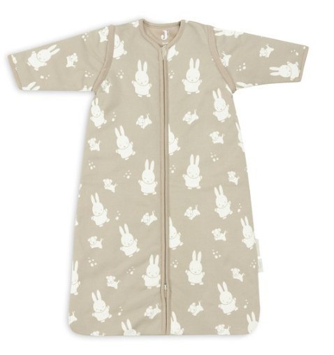 Jollein śpiworek niemowlęcy do spania całoroczny z odpinanymi rękawami MIFFY Olive Green 90 cm