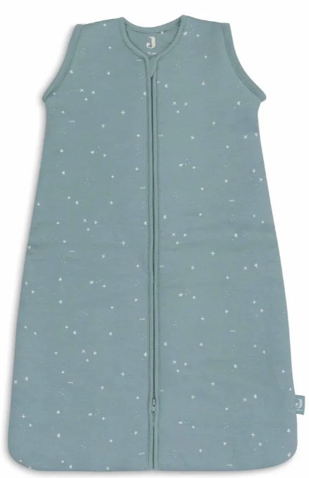 Jollein śpiworek niemowlęcy do spania całoroczny z odpinanymi rękawami TWINKLING WILD GREEN 90 cm