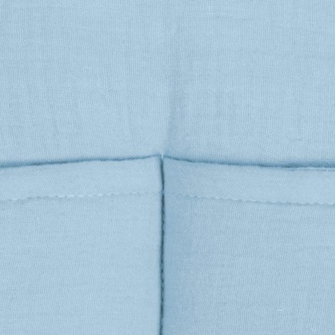 Hi Little One ochraniacze panelowe do łóżeczka z organizerem z oddychającej BIO bawełny CLOUD Baby Blue