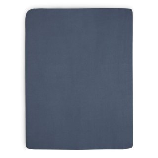 Jollein prześcieradło do łóżeczka 120x60 cm JEANS BLUE
