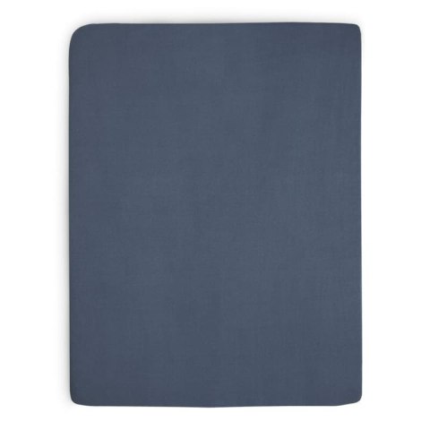 Jollein prześcieradło do łóżeczka 120x60 cm JEANS BLUE
