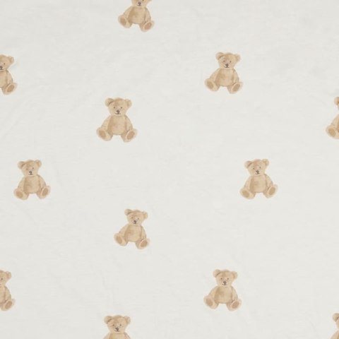 Jollein prześcieradło do łóżeczka 120x60 cm TEDDY BEAR