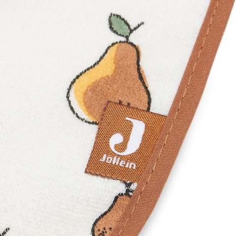 Jollein 3 śliniaczki niemowlęce wodoodporne Gruszki PEAR