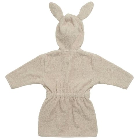 Jollein szlafroczek niemowlęcy z kapturem 1-2 lata Króliczek RABBIT FROTTE NOUGAT