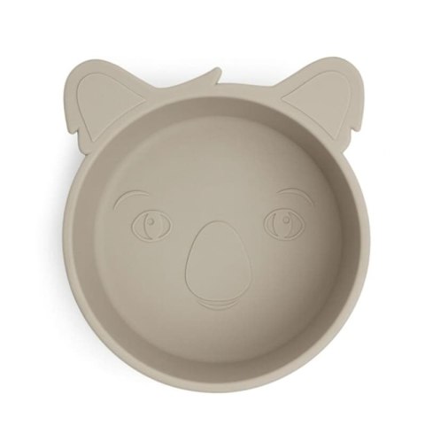 Nuuroo miseczki silikonowe dla niemowlaka 2 szt Koala Cobblestone