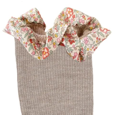 GoBabyGo antypoślizgowe skarpetki do nauki chodzenia LIBERTY BAMBOO Sand Katie and Millie Yellow 12 m+