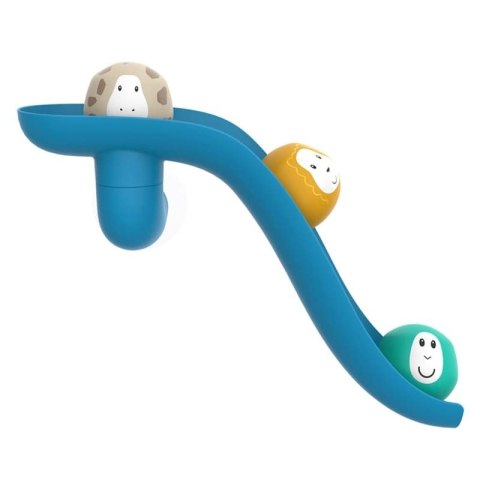 Matchstick Monkey zabawka do kąpieli zjeżdżalnia z piłeczkami Blue
