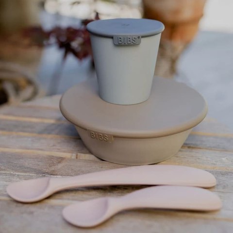 BIBS SPOON SET BLUSH 2 łyżeczki silikonowe