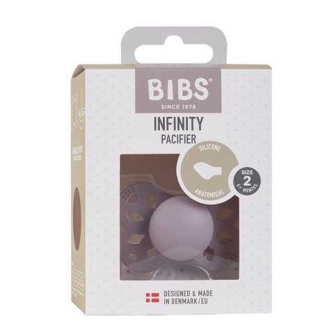 BIBS INFINITY ANATOMICAL DUSKY LILAC M Smoczek ortodontyczny silikonowy