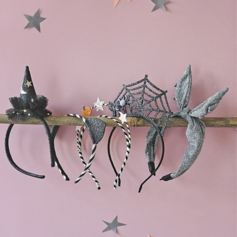 Rockahula Kids opaska do włosów dla dziewczynki Shimmer Bat Tie