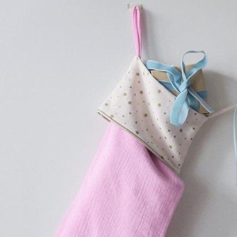 Rockahula Kids skarpeta świąteczna na prezenty 50x18 cm Pink