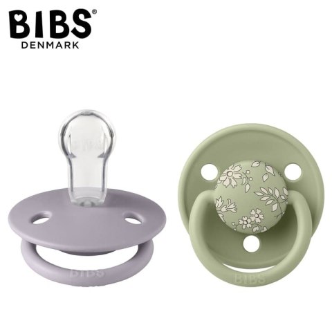 BIBS LIBERTY DE LUX CAPEL SAGE Smoczek uspokajający silikonowy ONE SIZE