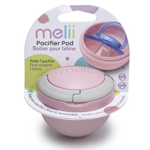 Melii - pudełeczko na smoczki Pink Grey