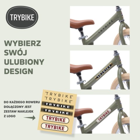 Pierwszy rower biegowy balansujący dziecięcy różowy dla dzieci Trybike