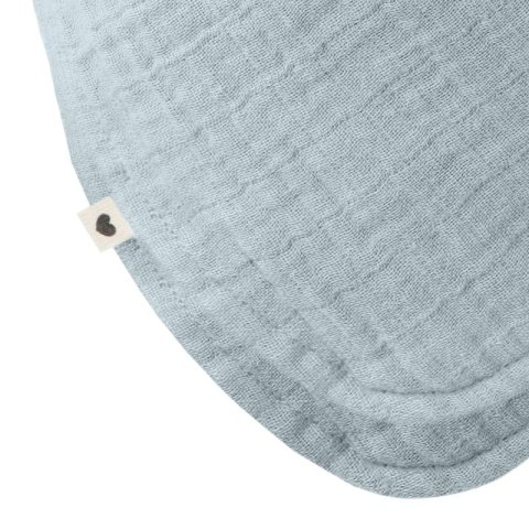 BIBS BANDANA BIB BABY BLUE bandanka śliniak z kieszonką na smoczek 100% organic cotton