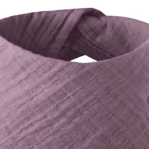 BIBS BANDANA BIB MAUVE bandanka śliniak z kieszonką na smoczek 100% organic cotton