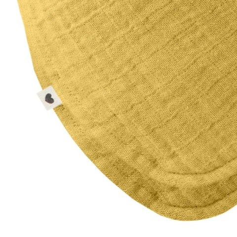 BIBS BANDANA BIB MUSTARD bandanka śliniak z kieszonką na smoczek 100% organic cotton