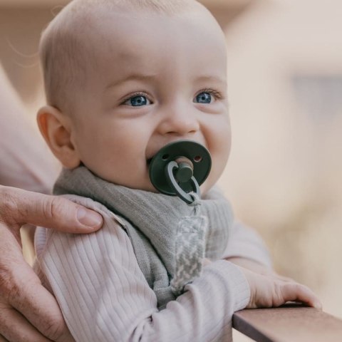 BIBS BANDANA BIB SAGE bandanka śliniak z kieszonką na smoczek 100% organic cotton