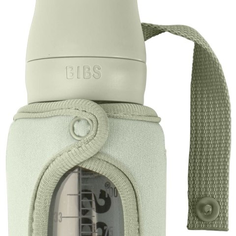 BIBS BOTTLE SLEEVE termiczny neoprenowy ochraniacz na butelki 110 ml Sage