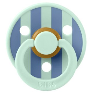 BIBS STUDIO COLOUR NORDIC MINT/PETROL Smoczek uspokajający kauczuk Hevea roz M FLOWPACK