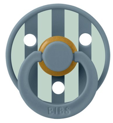 BIBS STUDIO COLOUR PETROL/NORDIC MINT Smoczek uspokajający kauczuk Hevea, roz M, FLOWPACK