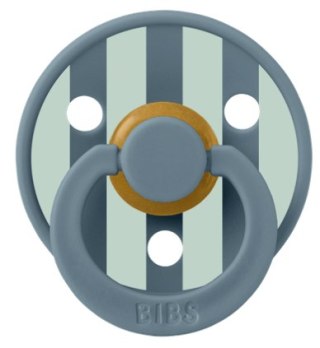 BIBS STUDIO COLOUR PETROL/NORDIC MINT Smoczek uspokajający kauczuk Hevea roz S FLOWPACK