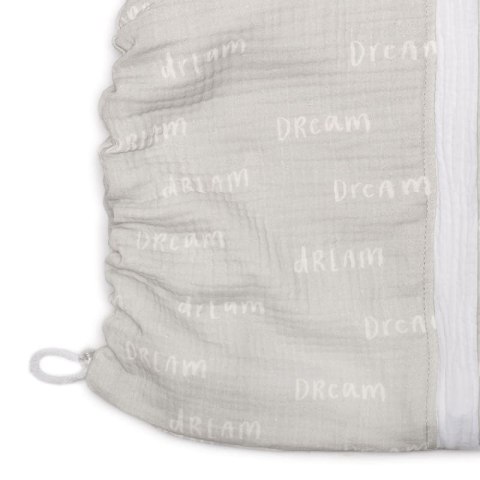 Hi Little One śpiworek do spania dwustronny TOG 1,0 BIO bawełna GROW UP DREAM/WHITE muumee