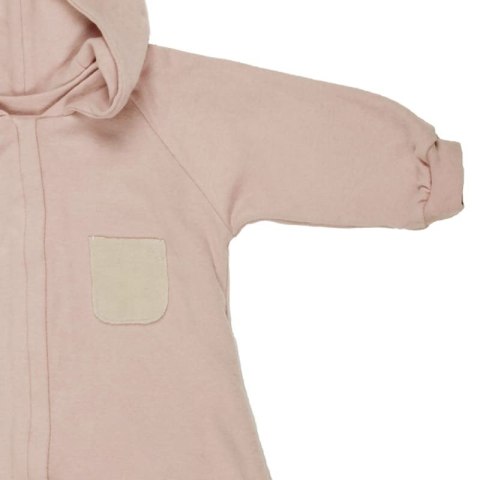 Hi Little One kombinezon całoroczny z kapturem TOG 2,0 OverSize BOHO Blush roz S Pom Pom