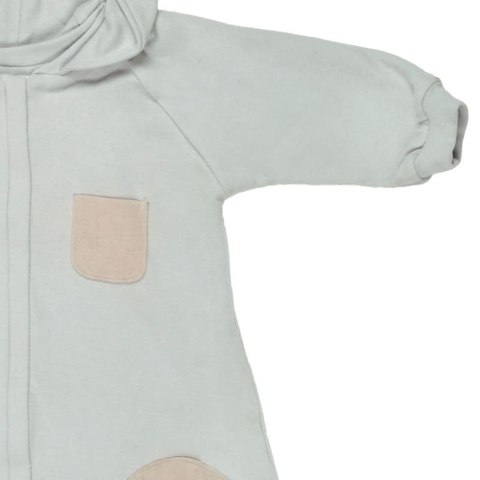 Hi Little One kombinezon całoroczny z kapturem TOG 2,0 OverSize BOHO Grey roz S Pom Pom