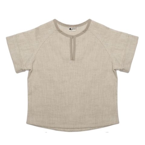 Hi Little One koszulka ze spodenkami BOHO LEO Beige roz S Pom Pom