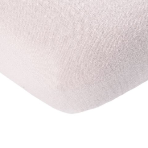 Hi Little One prześcieradło do łóżeczka 120x60 i 140x70 cm BIO bawełna White