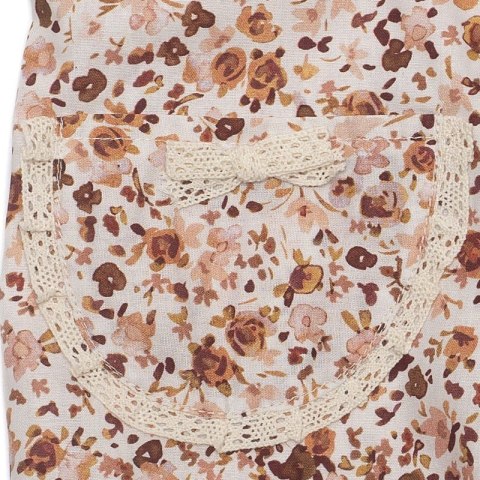 Hi Little One rampers dla dziewczynki BOHO FLOPI Cognac roz M Pom Pom