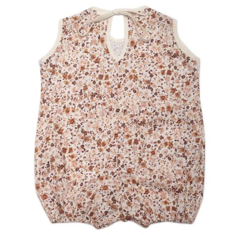 Hi Little One rampers dla dziewczynki BOHO FLOPI Cognac roz M Pom Pom