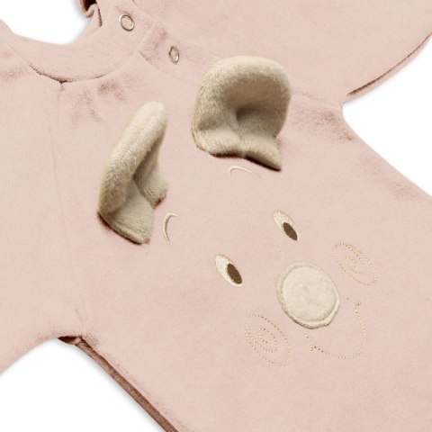 Hi Little One rampers dziecięcy MIŚ OverSize BOHO Blush roz L Pom Pom