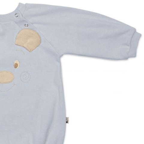 Hi Little One rampers dziecięcy MIŚ OverSize BOHO Grey roz L Pom Pom